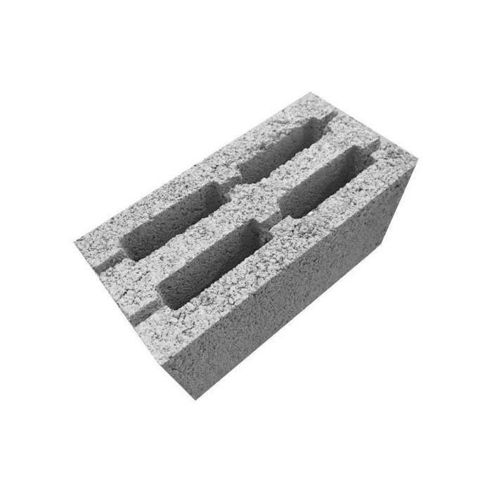 Блок керамзитобетонный стеновой Д 1000 4-х пустотные СКЦ-4Р 390x188x190